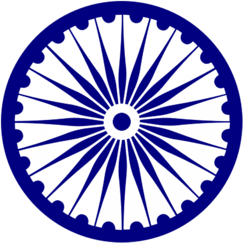 ashoka chakra in indian flag transparent image