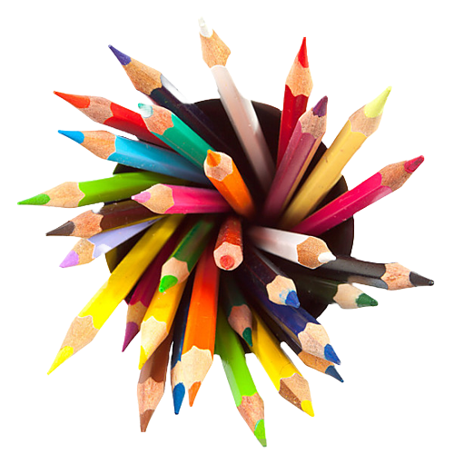 colored pencil in a box, multicolor pencils, kids drawing, drawing, watercolor pencils free png