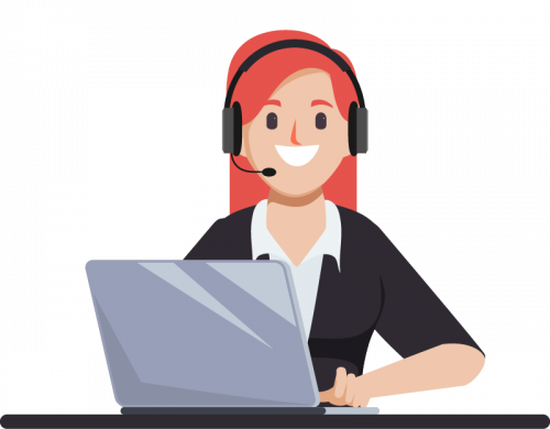 customer service business call centre women with laptop transparent png