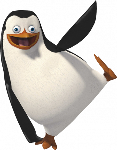 funncy penguin dance with smile