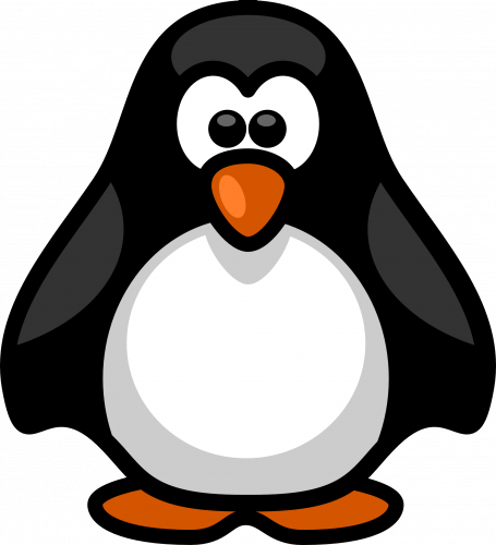 funny penguin artwork