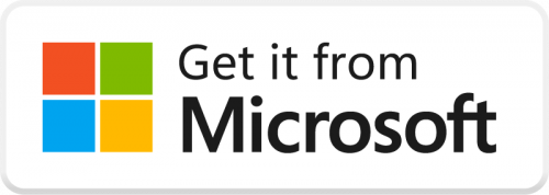 get from Microsoft white badge free transparetn png