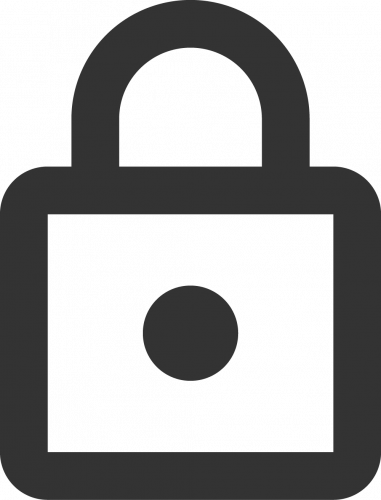 lock icon stroke style transparent png