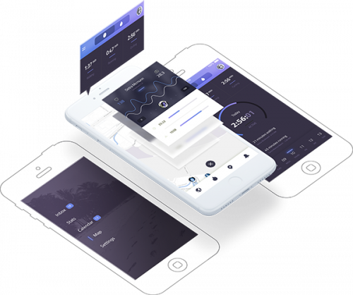 mobile app user interface 3d view transparent png