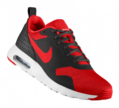 red and black color sports shoes, sneakers for men, men footwear